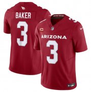 Wholesale Cheap Men's Arizona Cardinals #3 Budda Baker Red 2023 F.U.S.E. With 4-Star C Patch Vapor Untouchable F.U.S.E. Limited Football Stitched Jersey