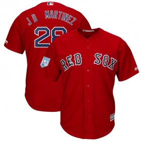 Wholesale Cheap Red Sox #28 J.D. Martinez Red 2019 Spring Training Cool Base Stitched MLB Jersey