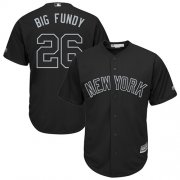 Wholesale Cheap Yankees #26 DJ LeMahieu Black "Big Fundy" Players Weekend Cool Base Stitched MLB Jersey