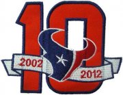 Wholesale Cheap Stitched Houston Texans 10th Anniversary Jersey Patch