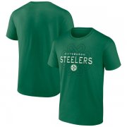 Wholesale Cheap Men's Pittsburgh Steelers Kelly Green Celtic Knot T-Shirt