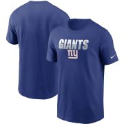 Wholesale Cheap New York Giants Nike Split T-Shirt Royal