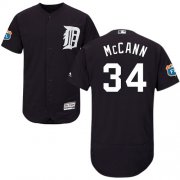 Wholesale Cheap Tigers #34 James McCann Navy Blue Flexbase Authentic Collection Stitched MLB Jersey
