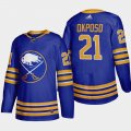 Cheap Buffalo Sabres #21 Kyle Okposo Men's Adidas 2020-21 Home Authentic Player Stitched NHL Jersey Royal Blue