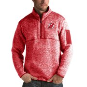 Wholesale Cheap New Jersey Devils Antigua Fortune Quarter-Zip Pullover Jacket Red