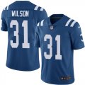 Wholesale Cheap Nike Colts #31 Quincy Wilson Royal Blue Team Color Men's Stitched NFL Vapor Untouchable Limited Jersey