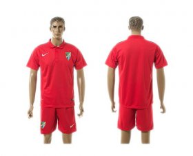 Wholesale Cheap Malaga Blank Red Training Soccer Club Jersey