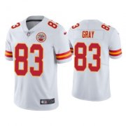 Wholesale Cheap Men's Kansas City Chiefs #83 Noah Gray White Limited Stitched NFL Jersey
