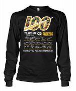 Wholesale Cheap Green Bay Packers 100 Seasons Memories Long Sleeve T-Shirt Black