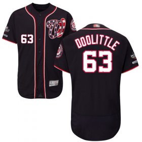 Wholesale Cheap Nationals #63 Sean Doolittle Navy Blue Flexbase Authentic Collection 2019 World Series Champions Stitched MLB Jersey