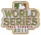 Wholesale Cheap Stitched 2011 MLB World Series Logo Jersey Sleeve Patch Fall Classic St. Louis Cardinals vs Texas Rangers