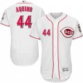 Wholesale Cheap Reds #44 Aristides Aquino White Flexbase Authentic Collection Stitched MLB Jersey