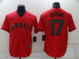 Wholesale Cheap Men's Los Angeles Angels #17 Shohei Ohtani Red 2022 Memorial Day Stitched MLB Nike Cool Base Jersey