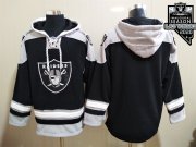 Wholesale Cheap Men's Las Vegas Raiders Blank NEW Black Pocket Stitched NFL Pullover Hoodie
