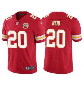 Wholesale Cheap Men\'s Kansas City Chiefs #20 Justin Reid Red Vapor Untouchable Limited Stitched Jersey