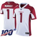 Wholesale Cheap Nike Cardinals #1 Kyler Murray White Men's Stitched NFL 100th Season Vapor Limited Jersey