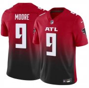 Cheap Men's Atlanta Falcons #9 Rondale Moore Red Black 2023 F.U.S.E Vapor Untouchable Limited Football Stitched Jersey
