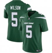 Cheap Men's New York Jets #5 Garrett Wilson Green Vapor Untouchable Limited Football Stitched Jersey