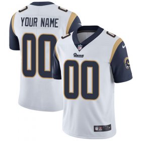 Wholesale Cheap Nike Los Angeles Rams Customized White Stitched Vapor Untouchable Limited Men\'s NFL Jersey