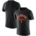 Wholesale Cheap San Francisco Giants Nike Away Practice T-Shirt Black