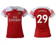 Wholesale Cheap Women's Arsenal #29 Xhaka Home Soccer Club Jersey