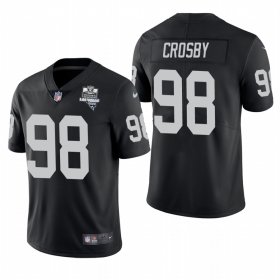 Wholesale Cheap Las Vegas Raiders #98 Maxx Crosby Men\'s Nike 2020 Inaugural Season Vapor Limited NFL Jersey Black