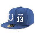 Wholesale Cheap Indianapolis Colts #13 T.Y. Hilton Snapback Cap NFL Player Royal Blue with White Number Stitched Hat