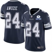 Wholesale Cheap Nike Cowboys #24 Chidobe Awuzie Navy Blue Team Color Men's Stitched With Established In 1960 Patch NFL Vapor Untouchable Limited Jersey