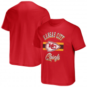 Wholesale Cheap Men's Kansas City Chiefs Red x Darius Rucker Collection Stripe T-Shirt