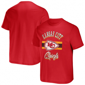 Wholesale Cheap Men\'s Kansas City Chiefs Red x Darius Rucker Collection Stripe T-Shirt