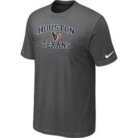 Wholesale Cheap Nike NFL Houston Texans Heart & Soul NFL T-Shirt Crow Grey