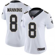 Wholesale Cheap Nike Saints #8 Archie Manning White Women's Stitched NFL Vapor Untouchable Limited Jersey