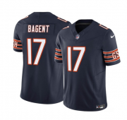 Wholesale Cheap Men's Chicago Bears #17 Tyson Bagent Navy 2023 F.U.S.E. Vapor Untouchable Limited Football Stitched Jersey