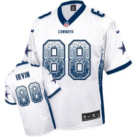 Wholesale Cheap Nike Cowboys #88 Michael Irvin White Men\'s Stitched NFL Elite Drift Fashion Jersey