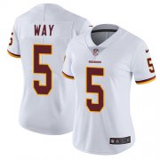 Wholesale Cheap Nike Redskins #5 Tress Way White Women's Stitched NFL Vapor Untouchable Limited Jersey