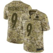Wholesale Cheap Nike Steelers #9 Chris Boswell Camo Men's Stitched NFL Limited 2018 Salute To Service Jersey