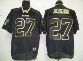 Wholesale Cheap Saints #27 Malcolm Jenkins Lights Out Black Stitched NFL Jersey