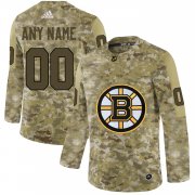 Wholesale Cheap Men's Adidas Bruins Personalized Camo Authentic NHL Jersey