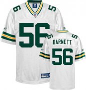Wholesale Cheap Packers #56 Nick Barnett White Stitched NFL Jersey