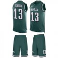 Wholesale Cheap Nike Eagles #13 Nelson Agholor Midnight Green Team Color Men's Stitched NFL Limited Tank Top Suit Jersey