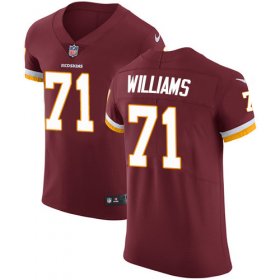 Wholesale Cheap Nike Redskins #71 Trent Williams Burgundy Red Team Color Men\'s Stitched NFL Vapor Untouchable Elite Jersey