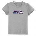 Wholesale Cheap Seattle Seahawks Sideline Legend Authentic Logo Youth T-Shirt Grey