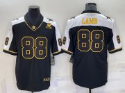 Wholesale Cheap Men's Dallas Cowboys #88 CeeDee Lamb Black Gold Thanksgiving With Patch Stitched Jersey