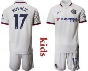Wholesale Cheap Chelsea #17 Kovacic Away Kid Soccer Club Jersey