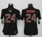 Wholesale Cheap Nike Falcons #24 Devonta Freeman Black Impact Women's Stitched NFL Limited Jersey