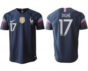 Wholesale Cheap France #17 Digne Home Thai Version Soccer Country Jersey