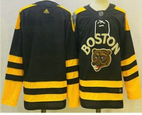 Cheap Men\'s Boston Bruins Blank Black 2023 Winter Classic Stitched Jersey