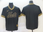 Wholesale Cheap Men New York Mets Blank Black gold Game Nike 2022 MLB Jersey