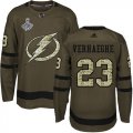 Cheap Adidas Lightning #23 Carter Verhaeghe Green Salute to Service 2020 Stanley Cup Champions Stitched NHL Jersey