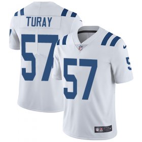 Wholesale Cheap Nike Colts #57 Kemoko Turay White Youth Stitched NFL Vapor Untouchable Limited Jersey